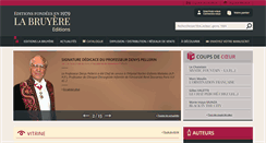 Desktop Screenshot of labruyere.fr